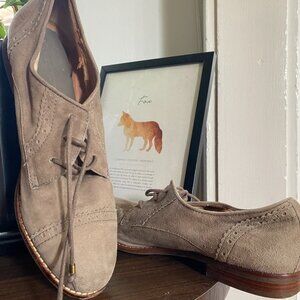 Banana Republic - Medium Gray Suede - Saddle Shoes